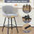 Versatile 26-Inch Upholstered Counter Stools - Ideal for Kitchen Islands and Home Bars-119629336-135358485