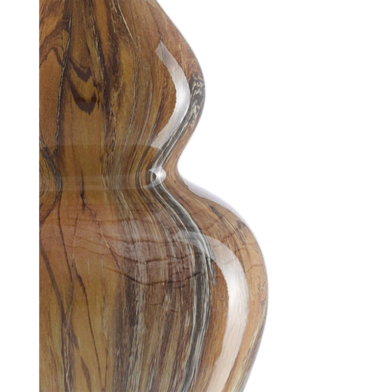 Lampe de table terre / brune 31 po Kolor