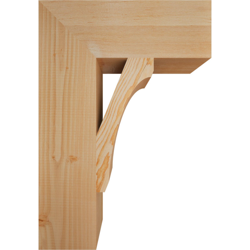 Support en bois rustique Legacy Block, Sapin de Douglas, Lisse, H 26 po x l 5,5 po x P 18 po