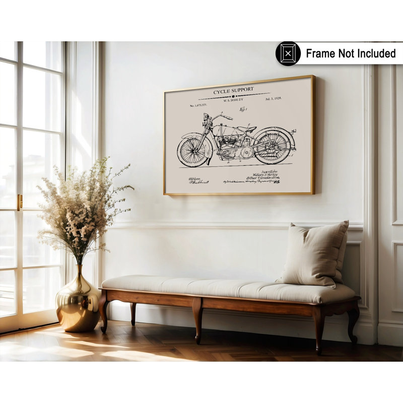 Plan de soutien de cycle, Sans cadre, Affiche, H 12 po x l 16 po