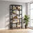 Modern Sturdy Bookcase with Versatile Shelf Display