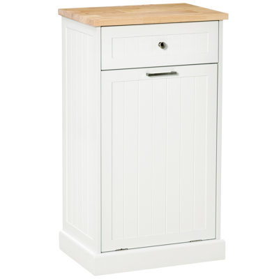 Poubelle escamotable en bois Lynnsay