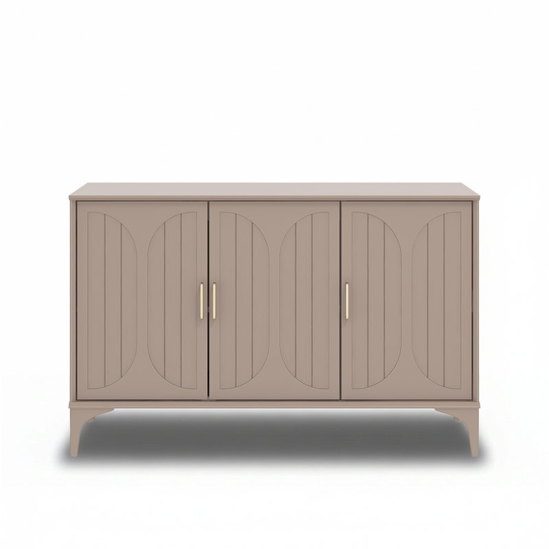 Harrington 3 Door Sideboard, Warm Nude
