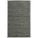Tapis en laine noué à la main à motif géométrique vert / gris / noir Srisha