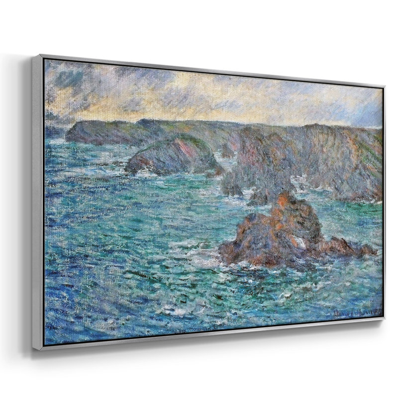 Belle, reproduction d'art sur toile encadrée, H 17 po x l 25 po x P 2 po, Argent