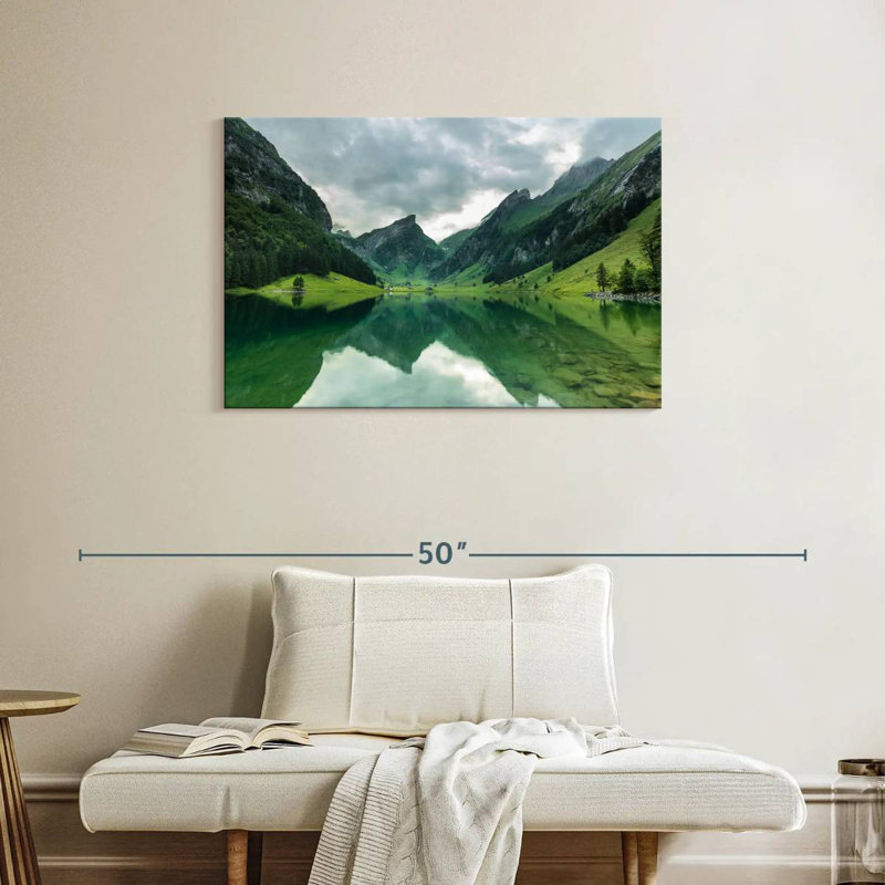 Alvord Seealpsee Mountain Reflections, H 24 po x l 36 po