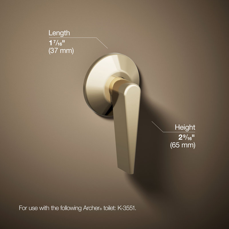 Archer Trip Lever, Vibrant French Gold