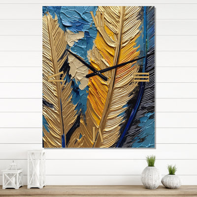 Watseka - Feathers Wall Clock