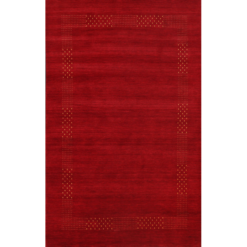Tapis oriental contemporain Gabbeh 6 x 8