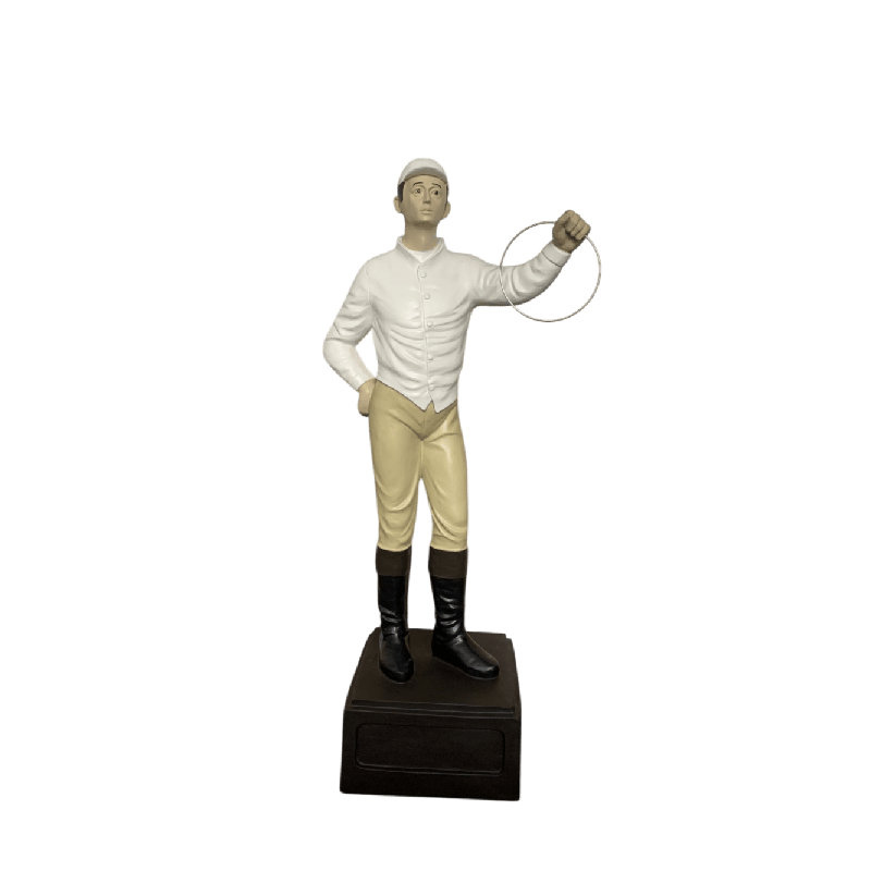 Statue de jardin classique classique, mat, blanc-beige