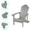 Chaise Adirondack en plastique Halstein-1409835318