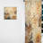Minimalism Mums Painting In Beige And Gold I - Mums Floral Room Darkening Curtain - 1 Panels-107567602