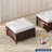 8-Pieces Patio Sofa Sets with 28'' Fire Pit Table, PE Rattan Wicker for Patio , Deck and Yard-39222707-39222706