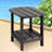 HDPE Outdoor Side Table, 2-tier Adirondack Side Table, All Weather Resistance-741967948