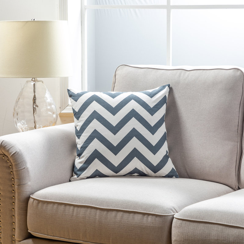 Housse de coussin Los Angeles, Chevron marine