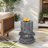 Cement Outdoor End Table Modern Garden Stool
