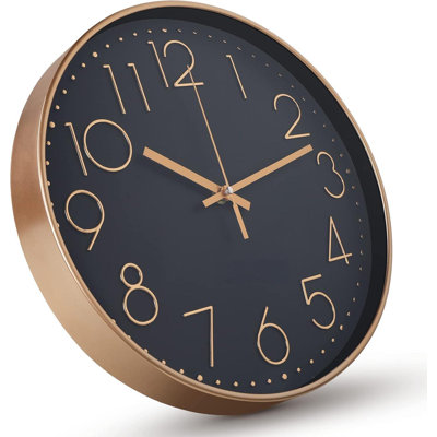 Modern Style Silent Wall Clock! Battery-Powered, Tick-Free—Decorative & Practical For Home!
