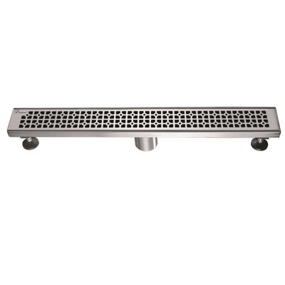 24 Inch Long Stainless Steel Linear Floor Shower Drain