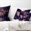  Coussin lombaire abstrait à motif floral fractal