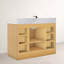 Meuble-lavabo simple 48 po avec comptoir Statuario Vivian-197356245-197356246