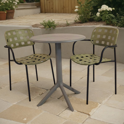 Wakita 2 - Person Patio Dining Set with Round Table