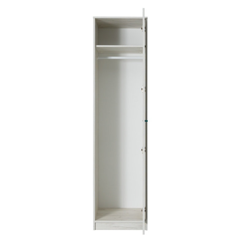 Gabrial 1 Door Manufactured Wood Wardrobe