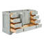 Base de meuble-lavabo simple 60,75 po Peightyn-93359335