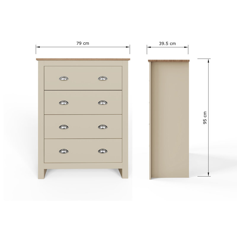 Kenneth Piece Bedroom Set, Cream