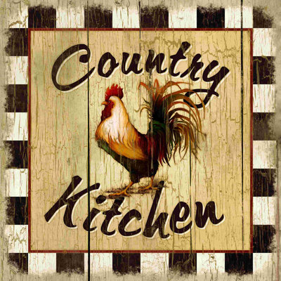 Country Kitchen 2 - Wrapped Canvas Print