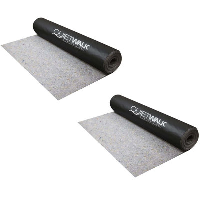 Rouleau de sous-couche en vinyle Quietwalk (360 pieds carrés / rouleau)