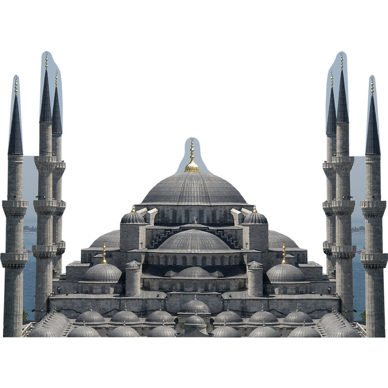 H13164 Blue Mosque Sultan Ahmed Istanbul Turkey Cardboard Standup