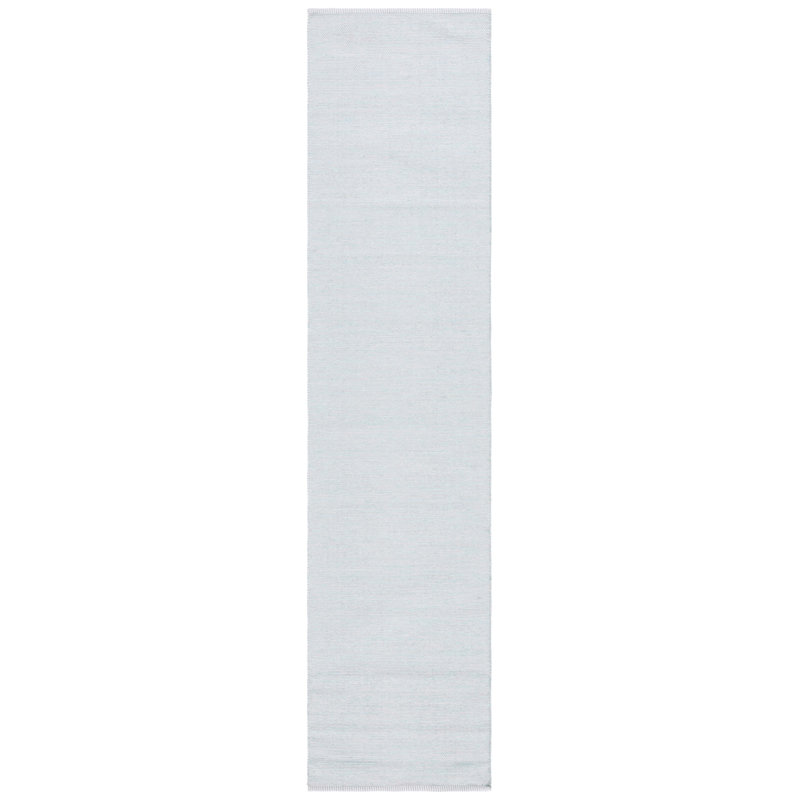 Montauk Flat Weave Cotton Solid Color Rug, Runner 2'3" x 9'
