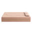 Canapé-lit moderne avec 2 coussins, canapé-lit convertible en velours côtelé rembourré de mousse, matelas pliant de 15 po pour le salon, lit d'invité, aucun assemblage requis-1913885241