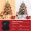 Arbre de Noël illuminé 3 pi, arbre de Noël avec 78 lumières DEL, arbre artificiel à piles avec base illuminée, décoration de Noël intérieure / extérieure pour la maison, la cour et le bureau