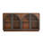 68" Sideboard Buffet Cabinet With 4  Arched Glass Doors Storage, for Kitchen Dining room, Liquor Coffee Bar Cabinet W/LED Light, Walnut-1182700345-1183274036