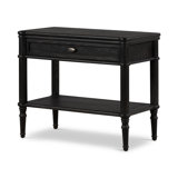 Toulouse 1 - Drawer Solid Wood Nightstand