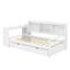 Lit de jour contemporain avec bureau d'étude et nombreuses solutions de rangement-199009611