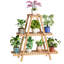 Étagère à plantes en bambou à 8 niveaux, pour intérieur et extérieur.-2078186655