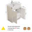 Meuble-lavabo 24 po avec lavabo