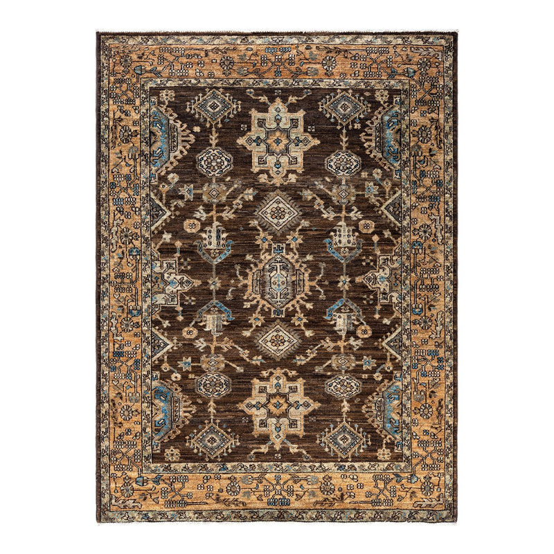 Serapi One-of-a-Kind 4' 2" X 5' 6" Hand Knotted Area Rug