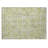 2' X 3' Artichoke Green Oriental Washable Non Skid Indoor Outdoor Area Rug
