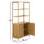 Jaylessa 5 Shelf Wood Bookcase