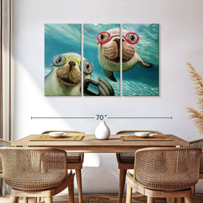 Brampt Underwater Selfie, 36" H x 57" W