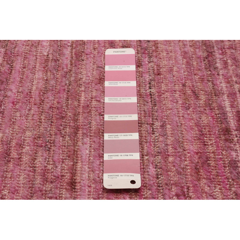Tapis rose noué à la main Peshawar Ziegler unique en son genre 11 pi 3 po x 16 pi 6 po