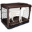 Plastic Collapsible Pet Crate with 4 Doors-11153466-11153467