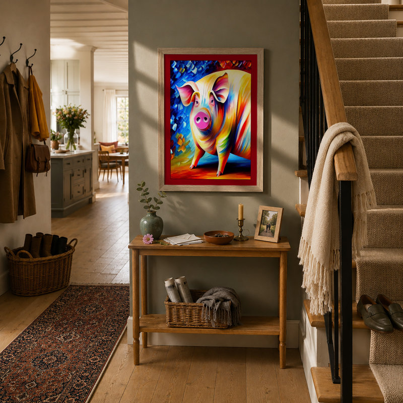 Electric Pig Energy Modern - Print, A4 - 29.7 x 21.0 cm, Oak