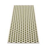 Rug NOA Dark Olive/Vanilla/W Grey stripe 2.25 X 8.25 ft