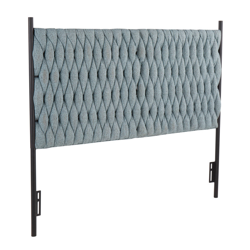 Russek Upholstered Headboard, Blue