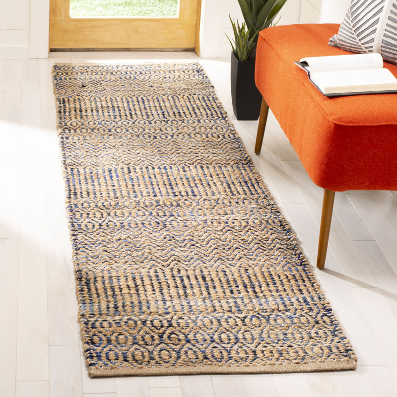 Abhay Hand Woven Performance Geometric Rug, Runner 2'3" x 8'