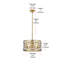Lustre cylindrique unique à 3 lumières Sybil-1398057610